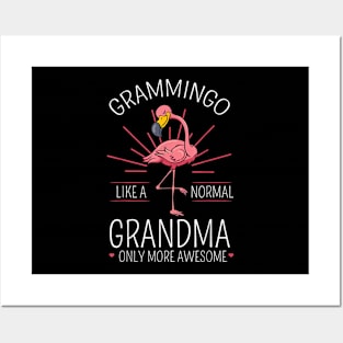 Grammingo Like A Normal Grandma Only More Awesome Mom Gift Posters and Art